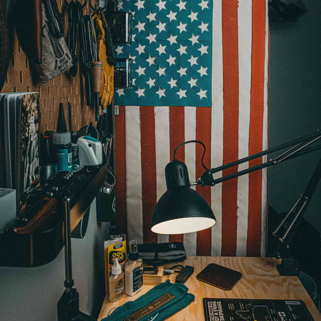 American Flag Wall Art – Handmade from Real Fire Hose