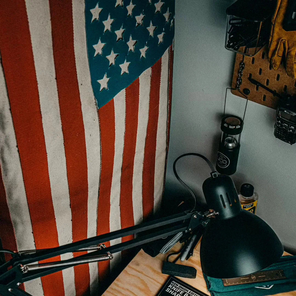 American Flag Wall Art – Handmade from Real Fire Hose