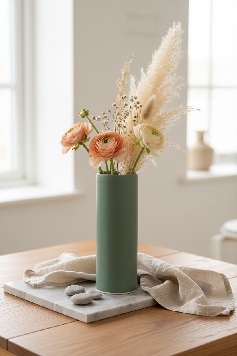 Bloom Vase - Handmade Porcelain Flower Vase